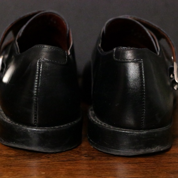 Allen Edmonds Black Double monk Strap size ten - Picture 6 of 8